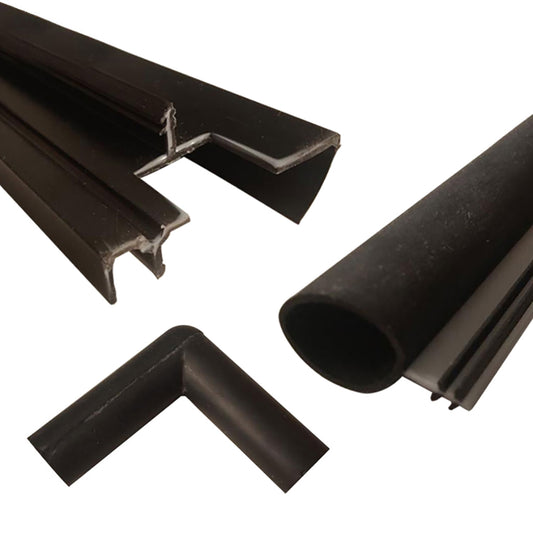 Pella Proline Perimeter Bulb Weatherstrip for Doors Black