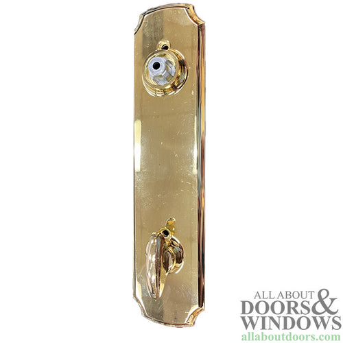 Blemished - Signature Lockset, Active Keyed with Deadbolt - Bright Brass - Blemished - Signature Lockset, Active Keyed with Deadbolt - Bright Brass
