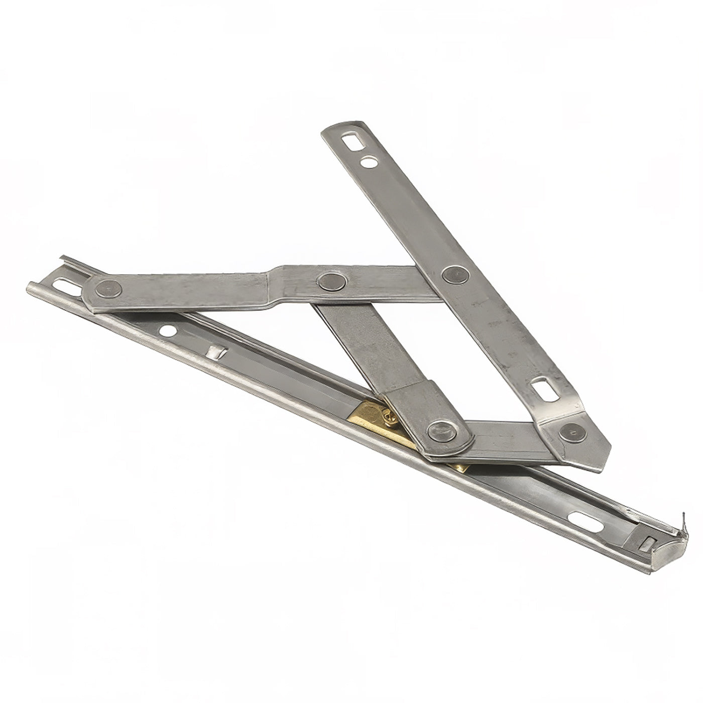 Anderberg 201SS 4 Bar Window Hinge with Stop Stainless Steel - Anderberg 201SS 4 Bar Window Hinge with Stop Stainless Steel