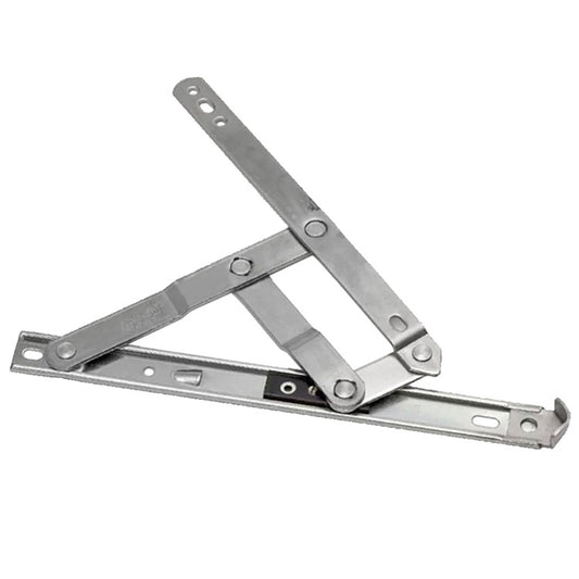Anderberg 301SS Heavy Duty 4 Bar Window Hinge with Stop Stainless Steel
