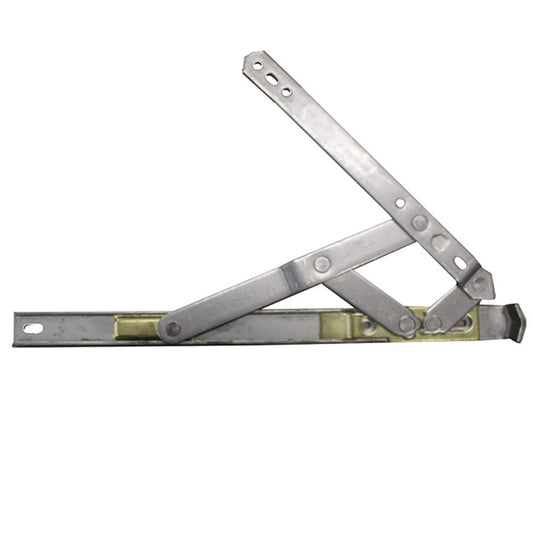 4 Bar Hinge  12" Caldwell Egress Loose Rivet Commercial Window Stainless Steel