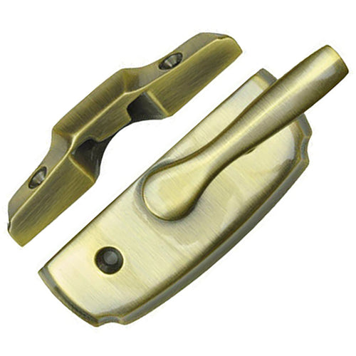Andersen Woodwright Double Hung Windows Sash Lock & Keeper Set - Antique Brass - Andersen Woodwright Double Hung Windows Sash Lock & Keeper Set - Antique Brass
