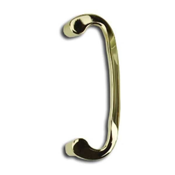 Legacy Glass Sliding Door Handle Only - Solid Polished Brass - Legacy Glass Sliding Door Handle Only - Solid Polished Brass