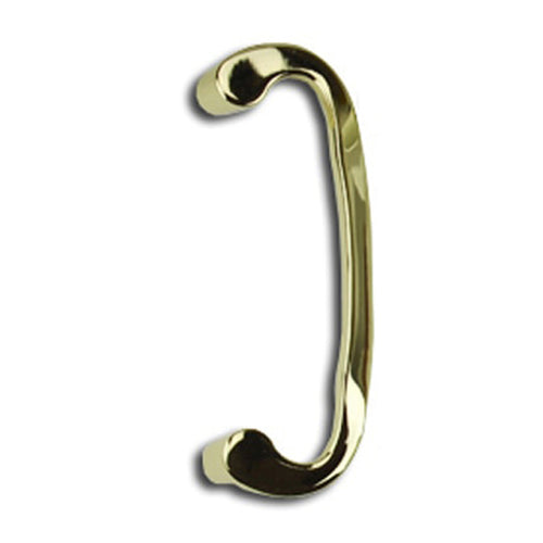 Legacy Glass Sliding Door Handle Only - Solid Polished Brass - Legacy Glass Sliding Door Handle Only - Solid Polished Brass