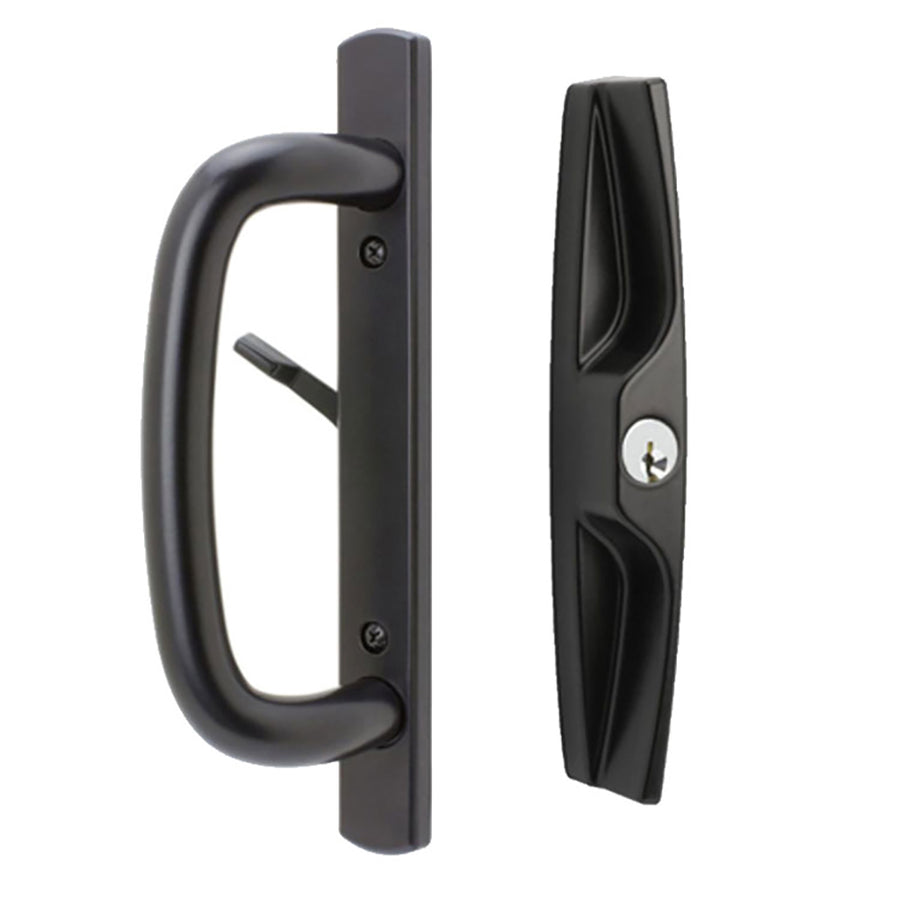 Veranda Keyed Sliding Patio Door Handle Set - Veranda Keyed Sliding Patio Door Handle Set