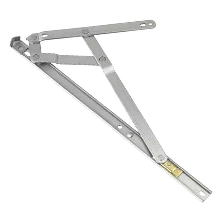 Anderberg 222SS 4 Bar Casement Window Egress Hinge with Stop Stainless Steel - Anderberg 222SS 4 Bar Casement Window Egress Hinge with Stop Stainless Steel