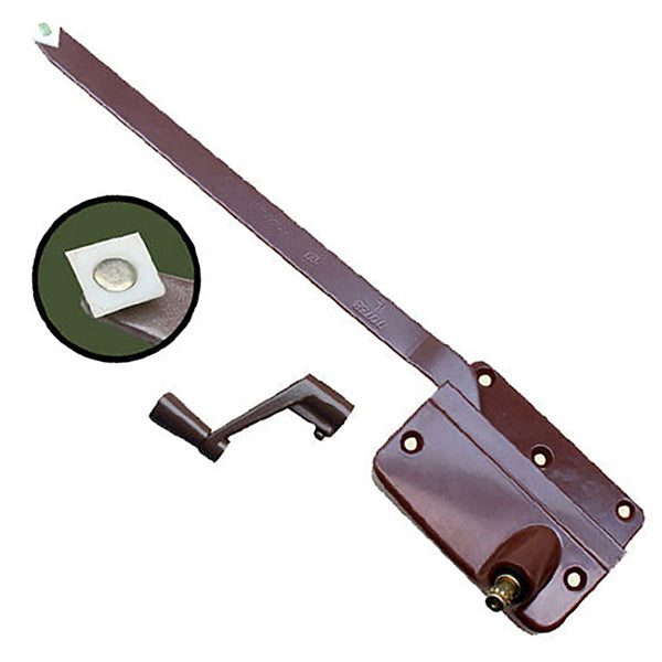 Andersen 7073 A Operator with Handle 7-1/2 Inch Arm Square Shoe, Left Hand - Bronze - Andersen 7073 A Operator with Handle 7-1/2 Inch Arm Square Shoe, Left Hand - Bronze