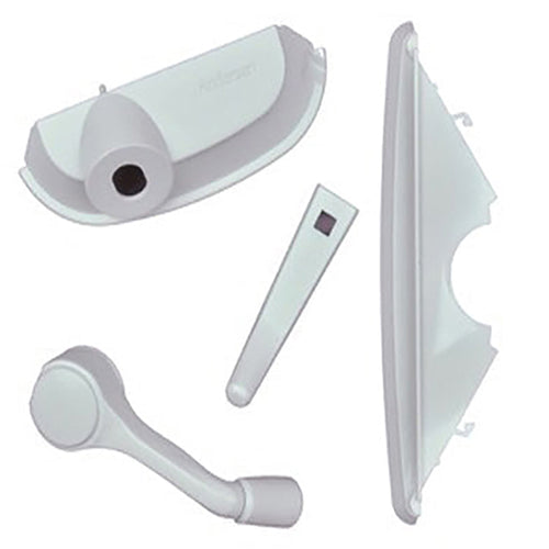A-Series Traditional Folding Casement Window Hardware - White - A-Series Traditional Folding Casement Window Hardware - White