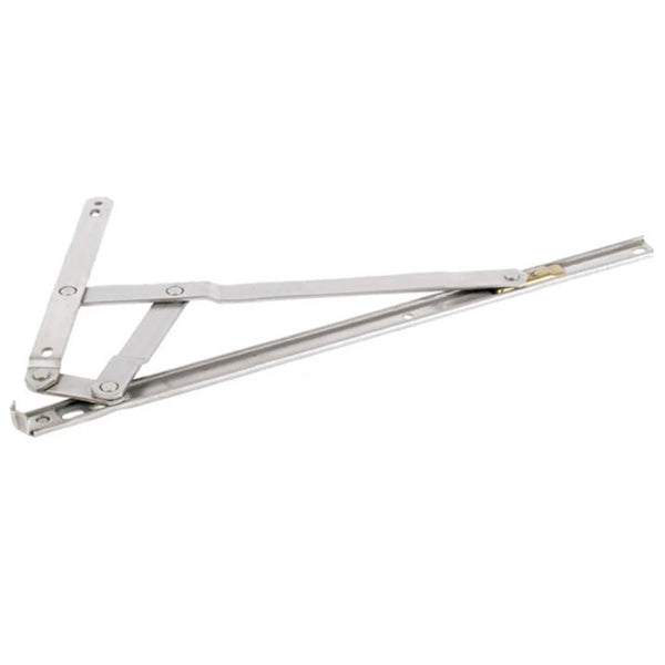 Anderberg 334SS 4 Bar Heavy Duty Casement Window Egress Hinge Washability with Stop Stainless Steel 16 Inch - Anderberg 334SS 4 Bar Heavy Duty Casement Window Egress Hinge Washability with Stop Stainless Steel 16 Inch
