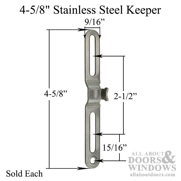 Truth 21325 Casement Window Latch Keeper 11/16