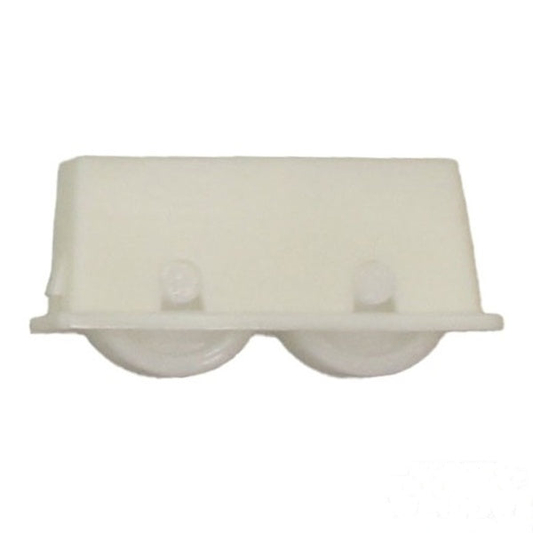 Jeld-Wen Window Roller Nylon 13/16 diameter flat nylon tandem wheel White plastic - Jeld-Wen Window Roller Nylon 13/16 diameter flat nylon tandem wheel White plastic