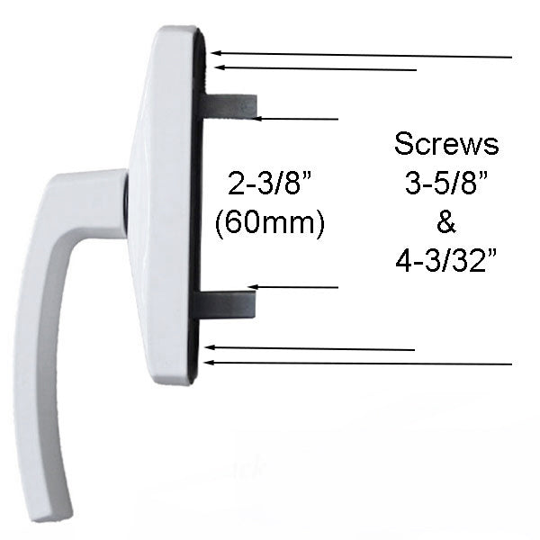Side Hung Window & Balcony / Terrace Door Handle, Dual Blade - Side Hung Window & Balcony / Terrace Door Handle, Dual Blade