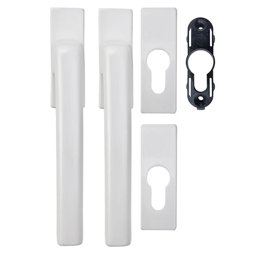 Dirigent Handle Set with PC Rosettes - Interior/Exterior - Dirigent Handle Set with PC Rosettes - Interior/Exterior
