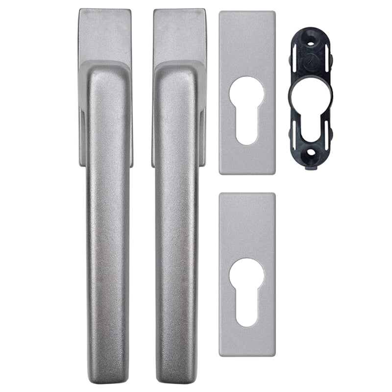 Dirigent Handle Set with PC Rosettes - Interior/Exterior - Dirigent Handle Set with PC Rosettes - Interior/Exterior