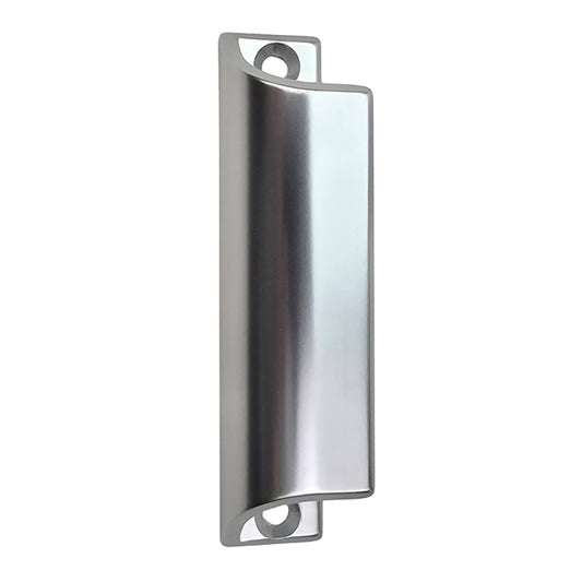 HOPPE Small Pull Handle for Patio Doors - Silver