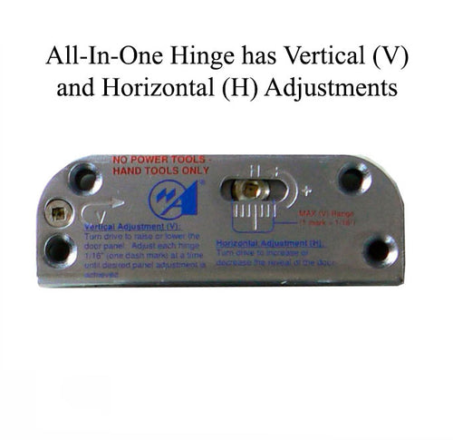 Adjustable Hinge Inswing Door 3-5/8x 4 All In One - Adjustable Hinge Inswing Door 3-5/8x 4 All In One