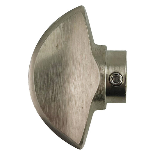 Hoppe Crescent Knob, New Style for Non-Logo Cylinder - Choose Color