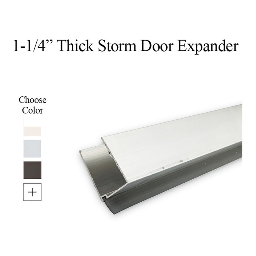 Storm Door Expander for 1.25 Inch Thick Storm Doors - Storm Door Expander for 1.25 Inch Thick Storm Doors
