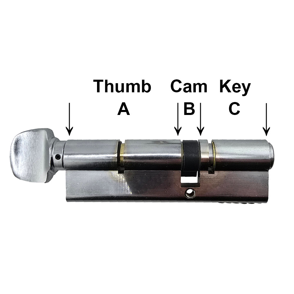 105mm Custom Euro Profile cylinder 65/40, 6 pin Schlage - 105mm Custom Euro Profile cylinder 65/40, 6 pin Schlage