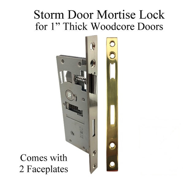 Andersen Storm Door Mortise Lock For 1 Inch Thick Woodcore Doors - Andersen Storm Door Mortise Lock For 1 Inch Thick Woodcore Doors