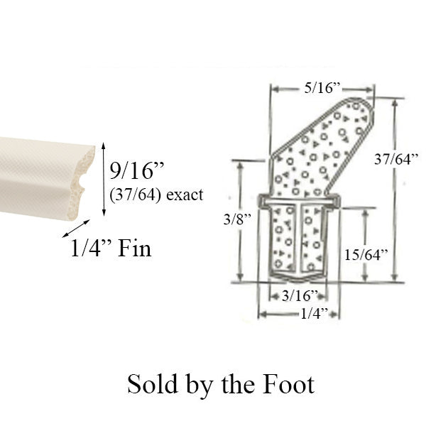 Q-Lon Foam Seal Weatherstrip, Sold by the Foot - Choose Color - Q-Lon Foam Seal Weatherstrip, Sold by the Foot - Choose Color