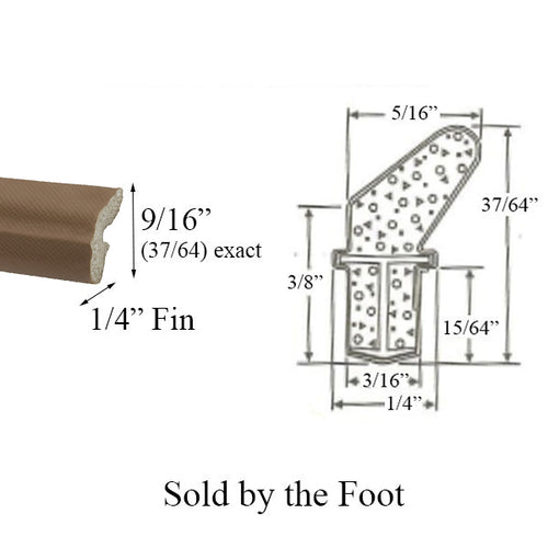 Q-Lon Foam Seal Weatherstrip, Sold by the Foot - Choose Color - Q-Lon Foam Seal Weatherstrip, Sold by the Foot - Choose Color