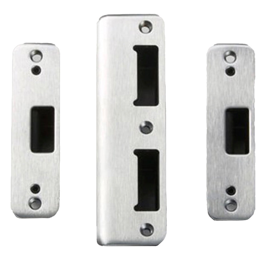 Hoppe 11951850 HLS2000 Latch and Tongue Strike Plate Pack Satin Nickel - Hoppe 11951850 HLS2000 Latch and Tongue Strike Plate Pack Satin Nickel