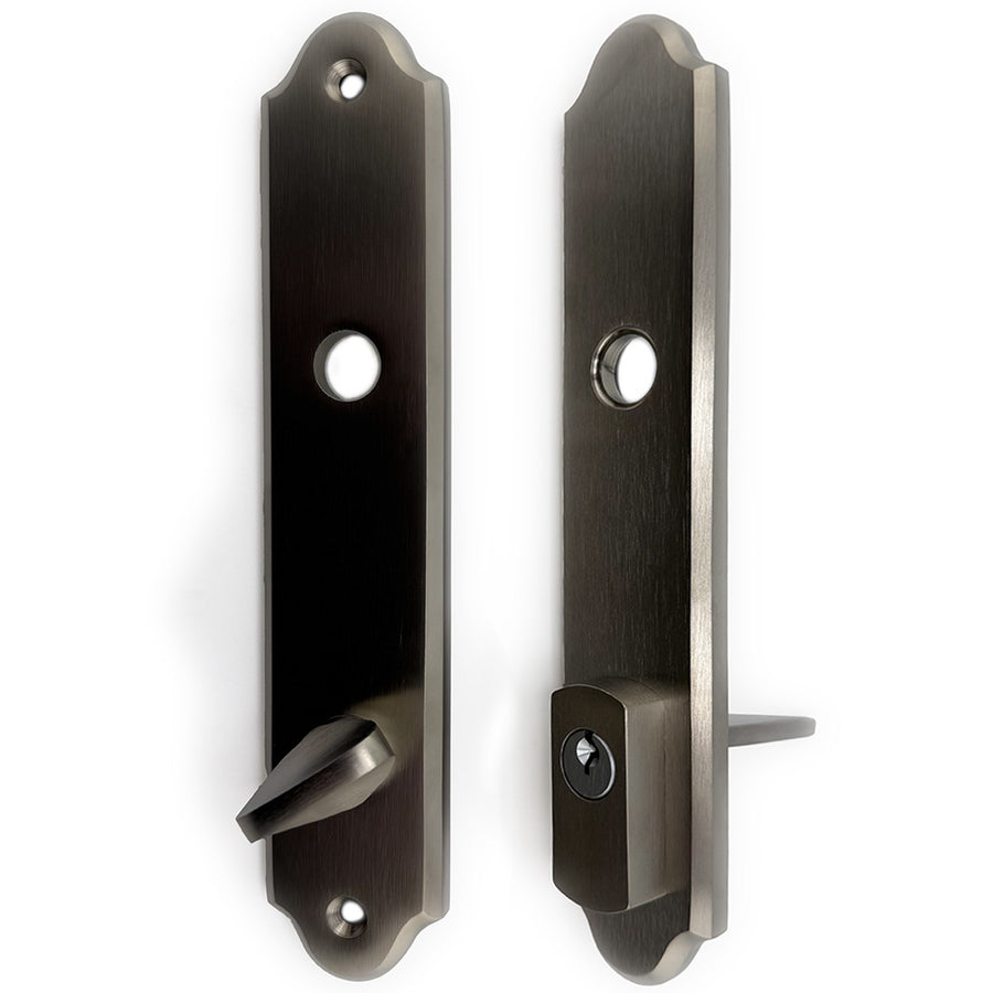 G-U Capri Handle & 45mm Plate, Active, Keyed with Thumbturn (Handle Below Cylinder) Choose Color - G-U Capri Handle & 45mm Plate, Active, Keyed with Thumbturn (Handle Below Cylinder) Choose Color