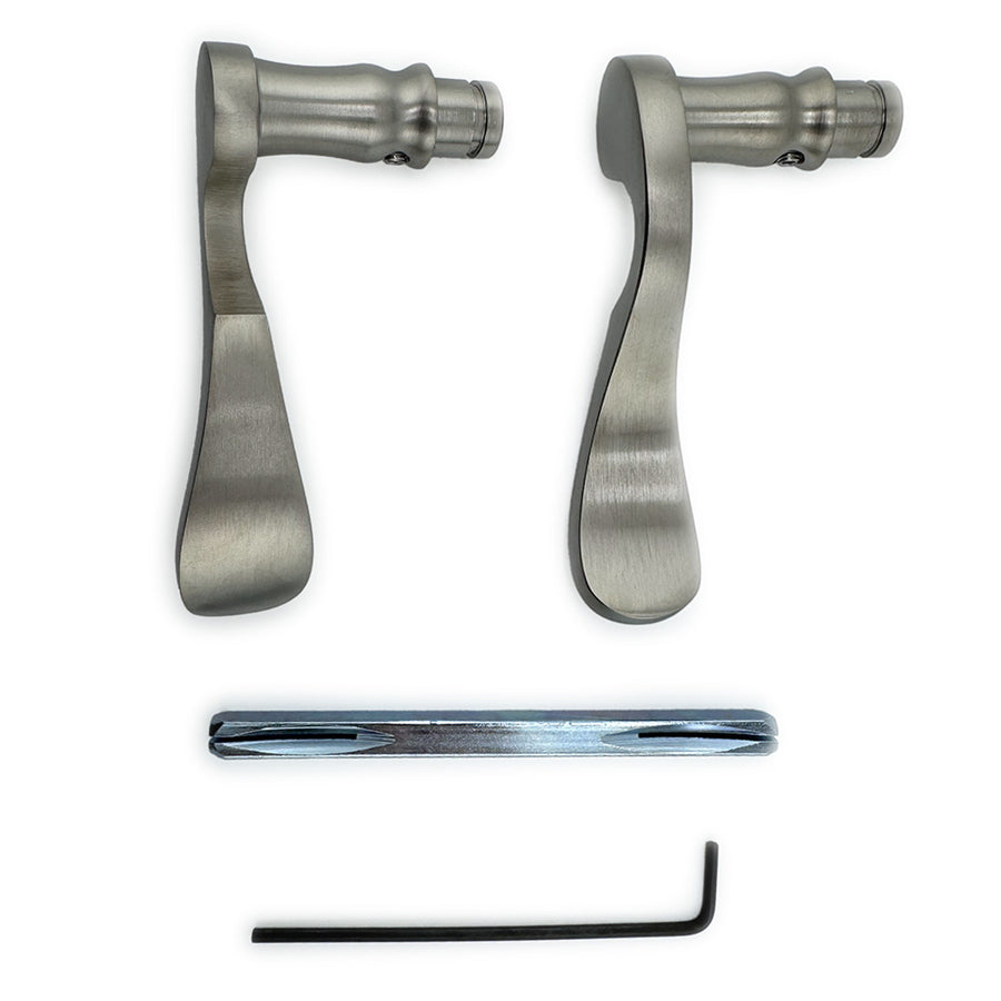 G-U Capri Handle & 45mm Plate, Active, Keyed with Thumbturn (Handle Below Cylinder) Choose Color - G-U Capri Handle & 45mm Plate, Active, Keyed with Thumbturn (Handle Below Cylinder) Choose Color