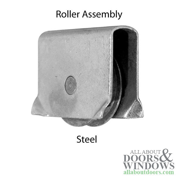 Roller Assembly (Grooved) - Sliding Windows, Showcase / Storm - Steel - Roller Assembly (Grooved) - Sliding Windows, Showcase / Storm - Steel