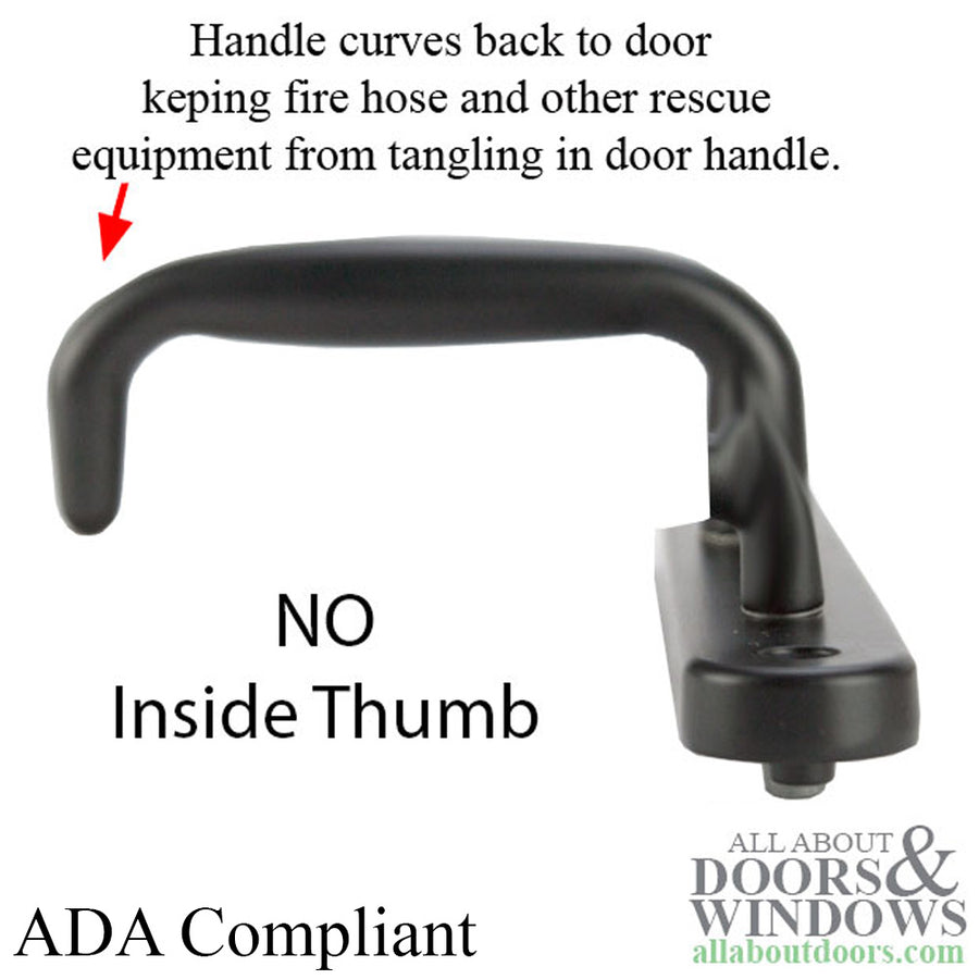 800A Series ADA Compliant Handle, Non-Keyed Passive - 800A Series ADA Compliant Handle, Non-Keyed Passive