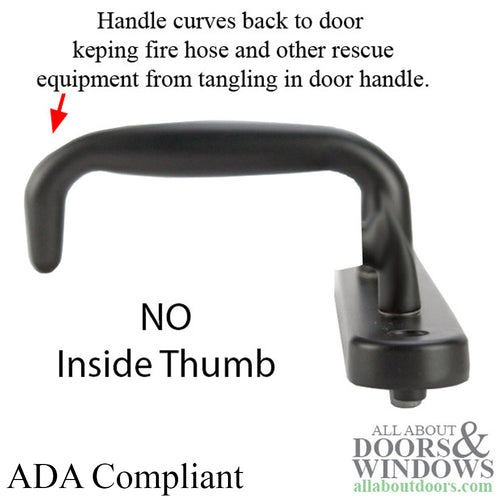 800A Series ADA Compliant Handle, Non-Keyed Passive - 800A Series ADA Compliant Handle, Non-Keyed Passive