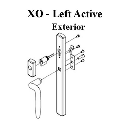 Integrity Northfield Primary Handle Set, Exterior - Stone White - Integrity Northfield Primary Handle Set, Exterior - Stone White