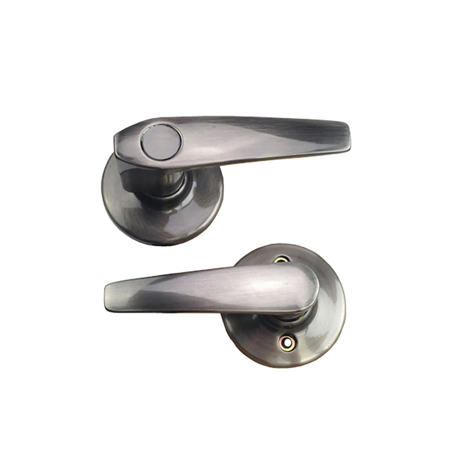 Kwikset Delta US15A 490 Keyed Lever Dummy Pair - Antique Nickel - Kwikset Delta US15A 490 Keyed Lever Dummy Pair - Antique Nickel