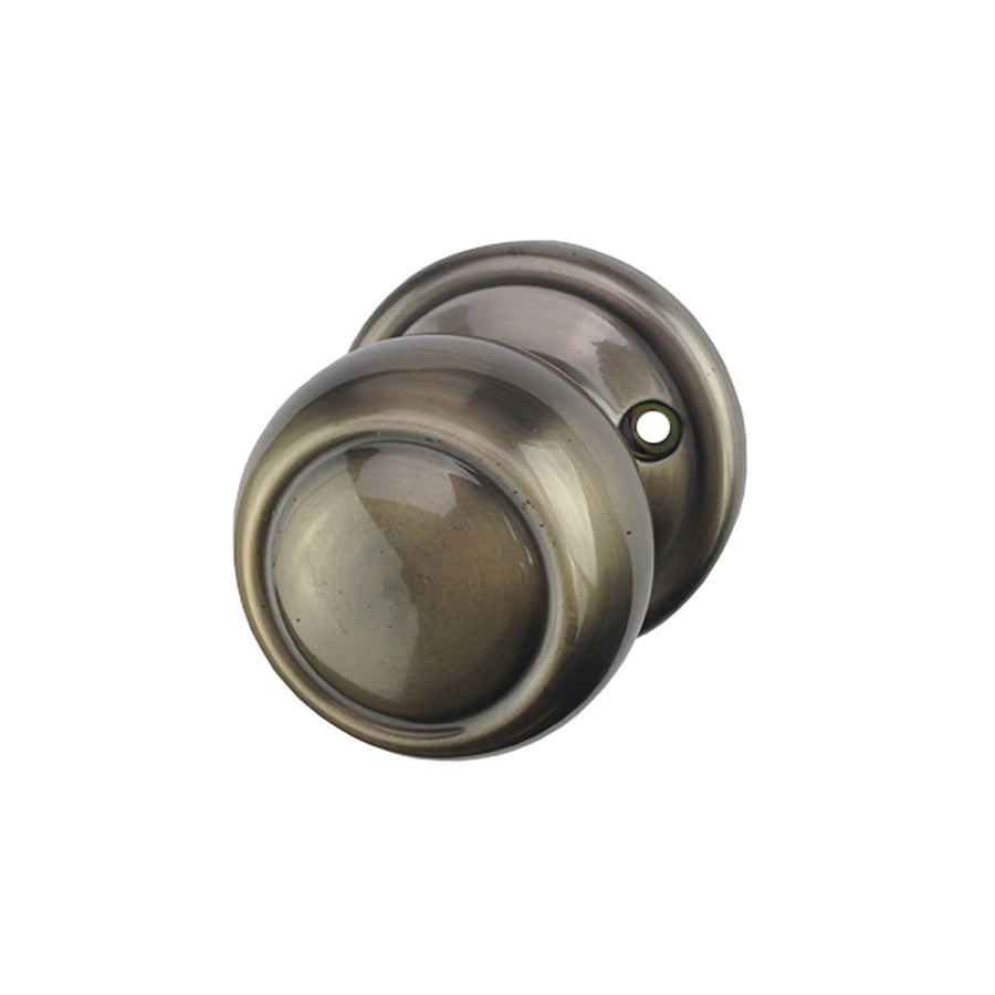 Kwikset Cortez US15A 788 CZ Single Dummy Knob - Antique Nickel - Kwikset Cortez US15A 788 CZ Single Dummy Knob - Antique Nickel