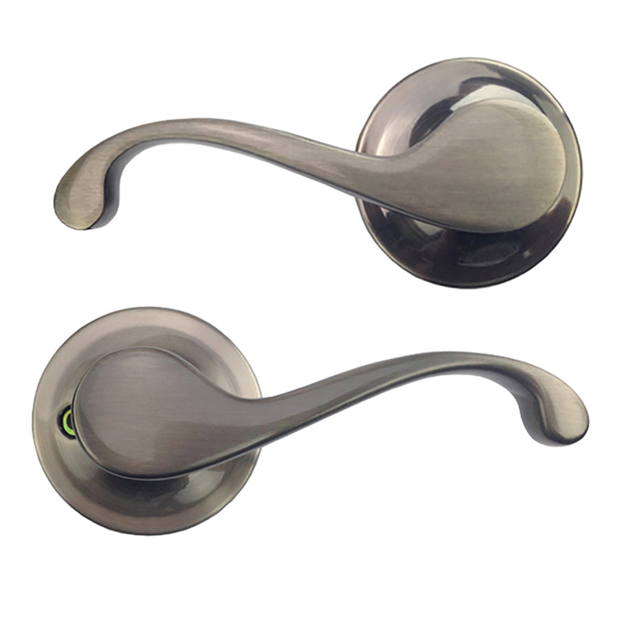 Kwikset Hampshire US15A 787 HL Dummy Pair - Antique Nickel - Kwikset Hampshire US15A 787 HL Dummy Pair - Antique Nickel