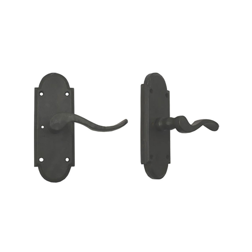 Ashley Norton SR Escutcheon with Chester levers in Oil-Rubbed Bronze - Ashley Norton SR Escutcheon with Chester levers in Oil-Rubbed Bronze