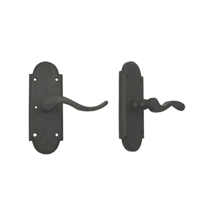 Ashley Norton SR Escutcheon with Chester levers in Oil-Rubbed Bronze - Ashley Norton SR Escutcheon with Chester levers in Oil-Rubbed Bronze