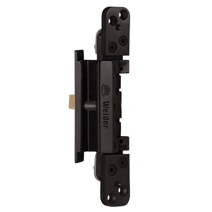2D Concealed Glass Hinge - Hold Open Function, Stainless Steel - 2D Concealed Glass Hinge - Hold Open Function, Stainless Steel