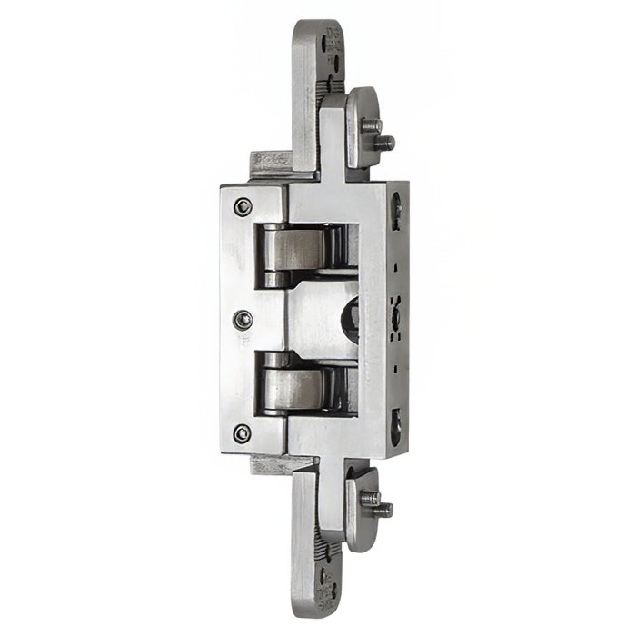 2D Concealed Glass Hinge, Stainless Steel - 2D Concealed Glass Hinge, Stainless Steel