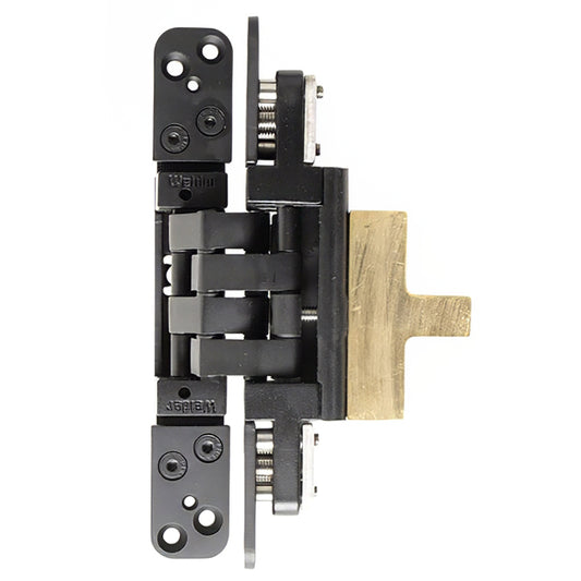 3D Adjustable Concealed Hinge - Hold Open Function, Stainless Steel