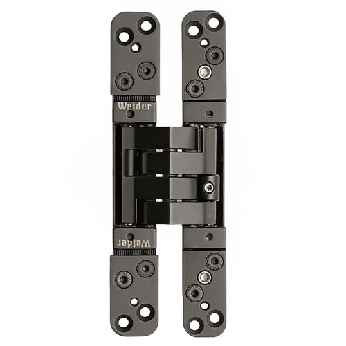3D Adjustable Concealed Hinge - Hold Open Function, Stainless Steel - 3D Adjustable Concealed Hinge - Hold Open Function, Stainless Steel