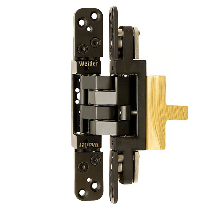 3D Adjustable Concealed Hinge - Hold Open Function, Stainless Steel - 3D Adjustable Concealed Hinge - Hold Open Function, Stainless Steel