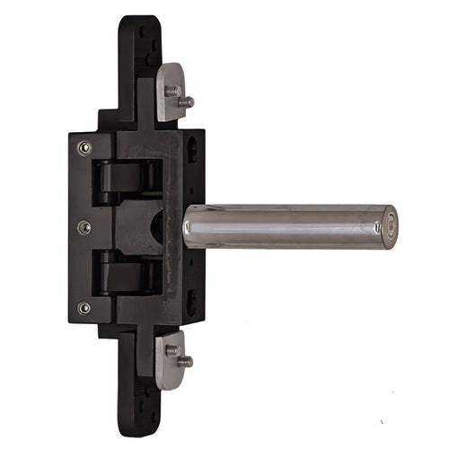 2D Concealed Glass Hinge - 60kg Self-Close Function, Stainless Steel - 2D Concealed Glass Hinge - 60kg Self-Close Function, Stainless Steel
