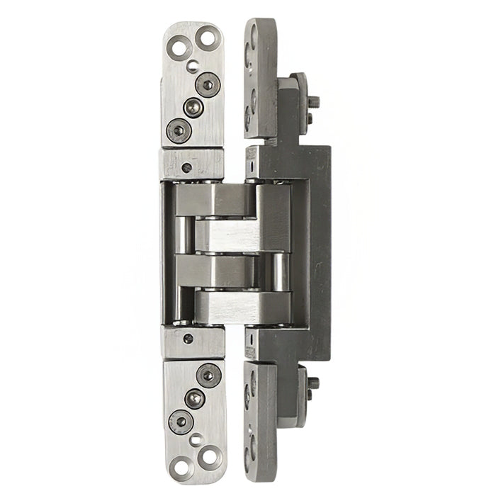 3D Adjustable Concealed Hinge, Stainless Steel - 3D Adjustable Concealed Hinge, Stainless Steel