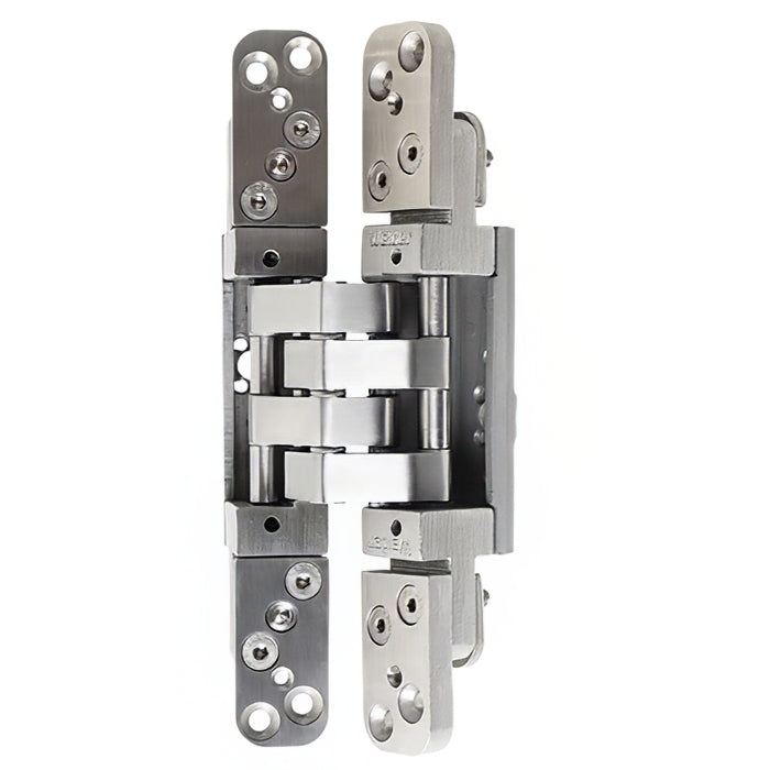 3D Adjustable Concealed Hinge, Stainless Steel - 3D Adjustable Concealed Hinge, Stainless Steel