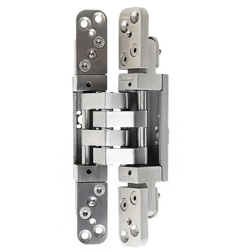 3D Adjustable Concealed Hinge, Stainless Steel - 3D Adjustable Concealed Hinge, Stainless Steel