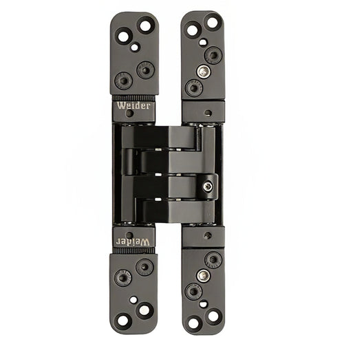 3D Adjustable Concealed Hinge - 80Kg Self-Close Function, Stainless Steel - 3D Adjustable Concealed Hinge - 80Kg Self-Close Function, Stainless Steel