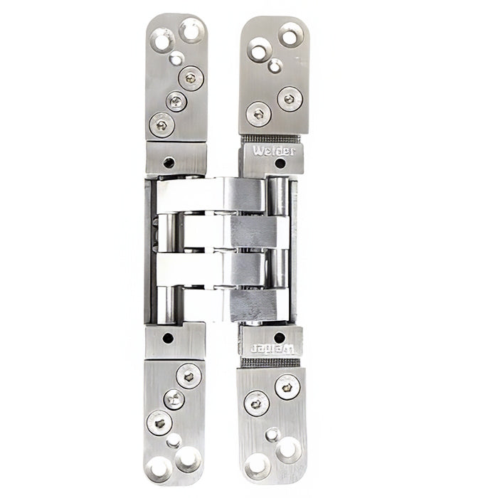3D Adjustable Concealed Hinge, Stainless Steel - 3D Adjustable Concealed Hinge, Stainless Steel