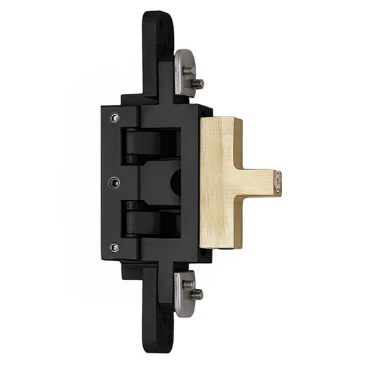 2D Concealed Glass Hinge - Hold Open Function, Stainless Steel